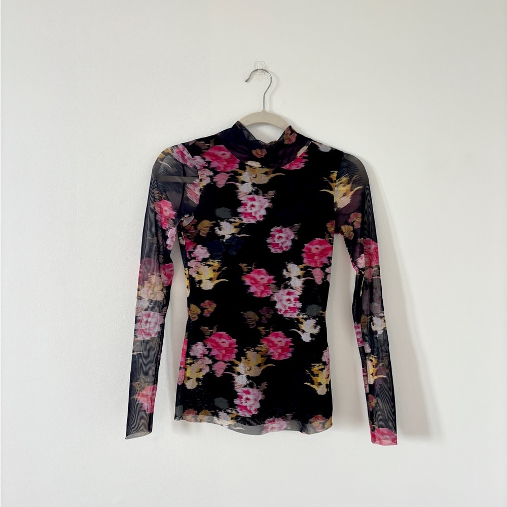 Ted Baker Malyel Floral Mesh Top